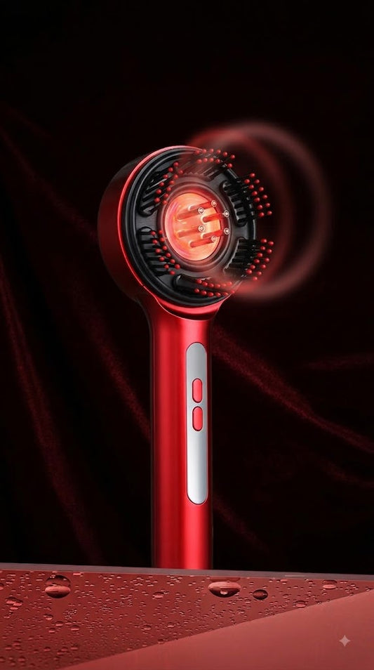Folli Glow - K-Beauty Red Light Therapy Brush