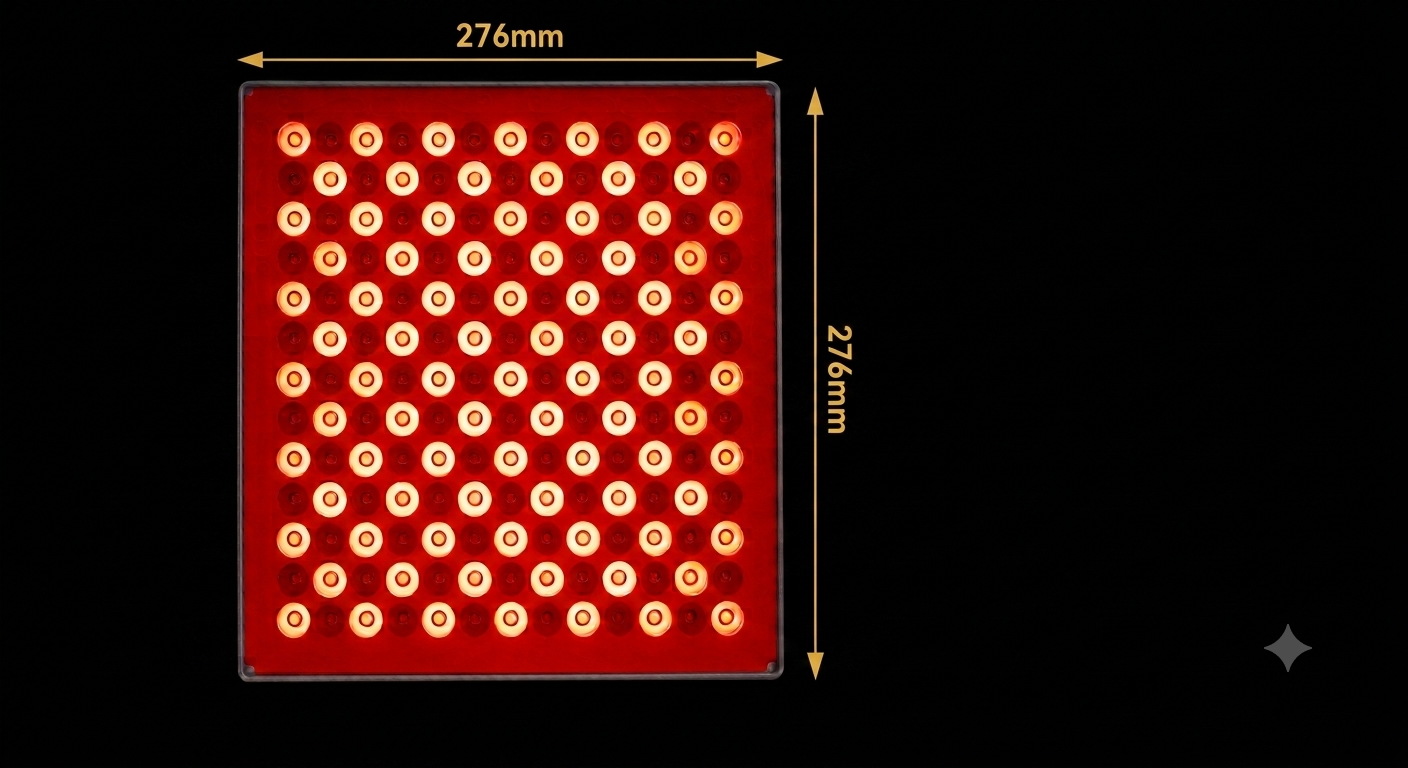 GlowDock Portable 45W LED Panel with Deep 660nm & 850nm Light LED Red Light Therapy Device
