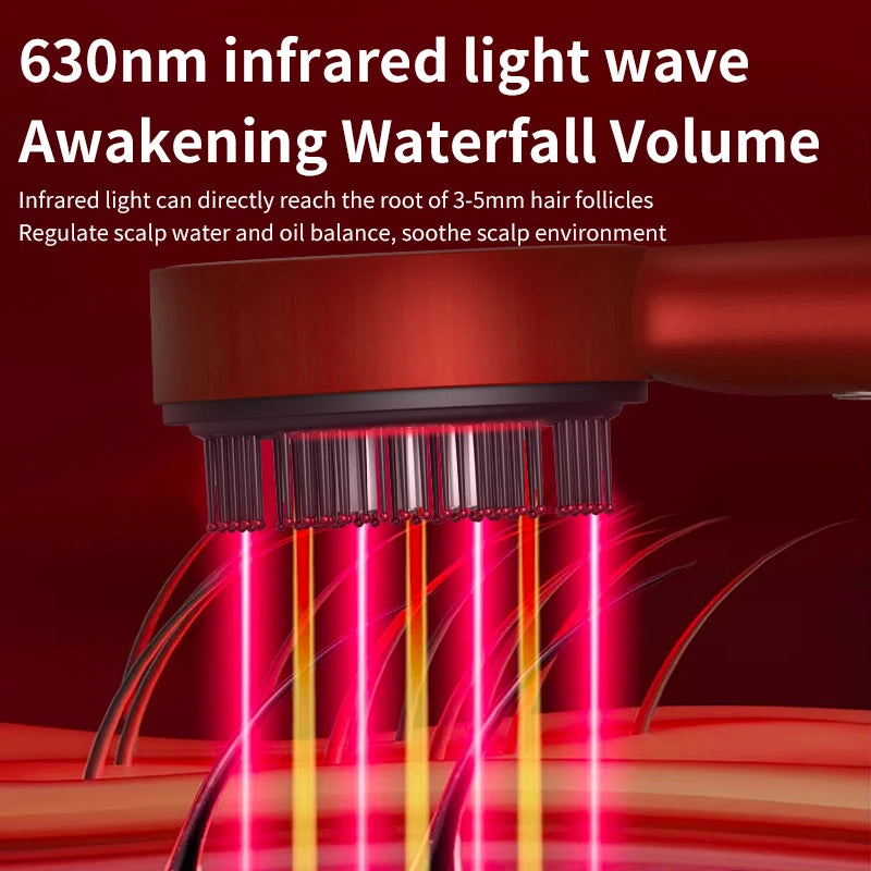 Folli Glow - K-Beauty Red Light Therapy Brush