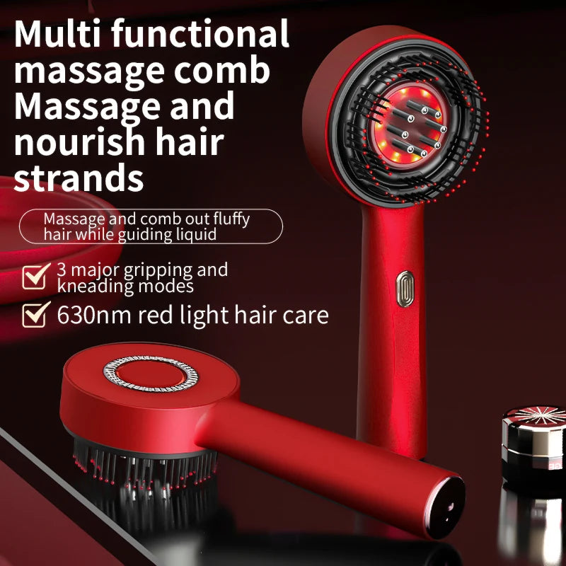 Folli Glow - K-Beauty Red Light Therapy Brush